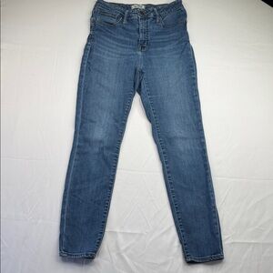Madewell curvy road tripper size 28 denim blue jeans medium wash preowned